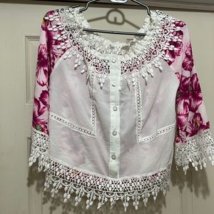 Septima Hibiscus Top NWT